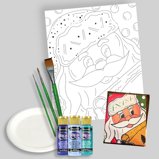 "Santa List" Art Kit